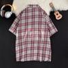 Summer Clothing Men'S Retro Casual Shirt Student Loose Niche Design Fun New Men'S Top For Outdoor Wear