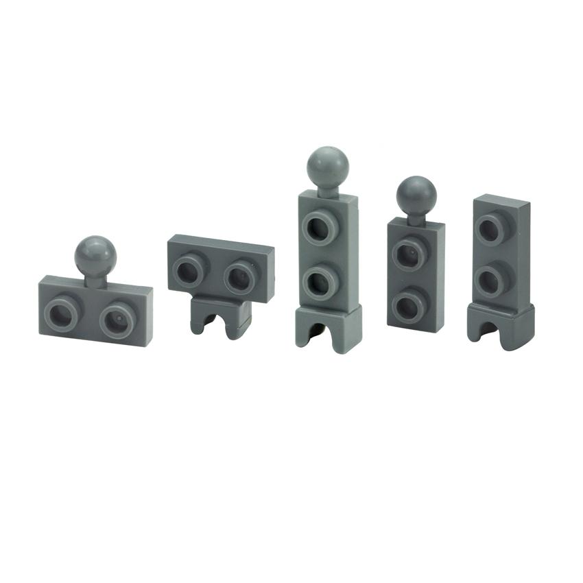 DIY MOC Technical Parts Building Hole Horizontal Belt Small Ball Base Joint 14417 Compatible 14418 14419 14704 22890 Bricks Toys