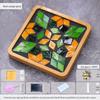 Mosaik Glimmer Bambu Underlägg & Grytunderlägg DIY-kit för Studenter & Barn