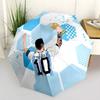 Messi's Argentina Celebration Compact Travel Automatic Umbrella Retractable Design with 8-Rib Durability Foldable Design for Outdoor Daily Use