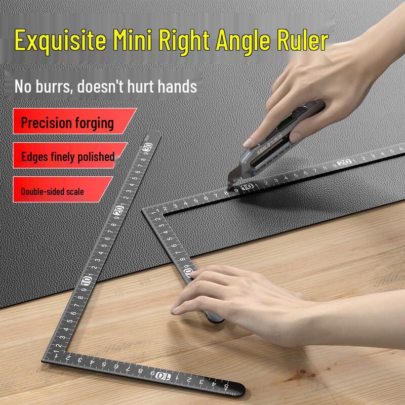 Stainless Steel Woodworking Right Angle Square
