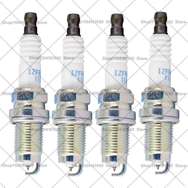 4/6PCS Spark Plug 18841-11051 LFR5A-11 for Hyundai SANTA FÉ II 2.4L G4KE Kia CADENZA SHUMA Coupe SORENTO G4JS G4KD G4KJ 2.0L