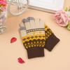New Touch Screen Gloves Are Piled and Thickened, Winter Jacquard Warm Gloves, Men's and Women's Gloves.