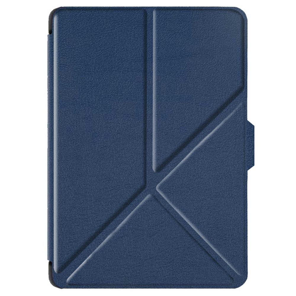 For Tolino Shine 4 Case Origami Stand PC+PU Leather E-Reader Protective Cover with Auto Sleep/Wake