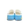 Crocs Classic Platform Clog Good Night Bear Gradient Starry Sky Hole Shoes Unisex White and Blue