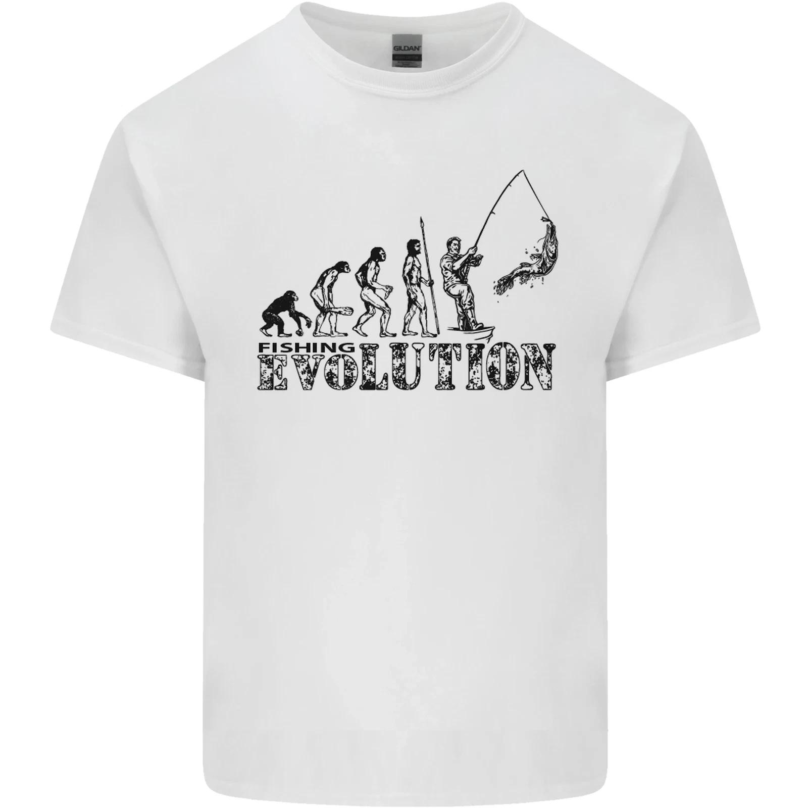 Evolution of a Fisherman Funny Fisherman Kids T-Shirt Childrens 3XL