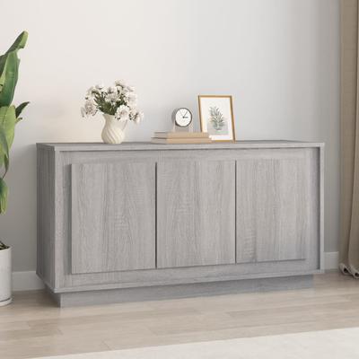 Vidaxl Cabinet, Sonoma Grey Oak, 102X35X55 Cm, Wood-Based Material