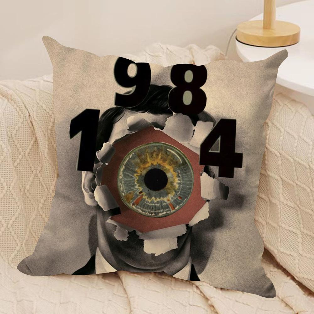 

NNineteen EFightyFour Cushion Cover Soft Plush Fabric DoubleSided Printed Sofa Cushion Cover for All Seasons Home Decor Gift 30x30cm