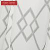1PC Nuan Series Diamond Jacquard Translucent Door Curtain, Simple Rod Pocket Sheer Curtain for Kitchen Bedroom Living Room Home Decor