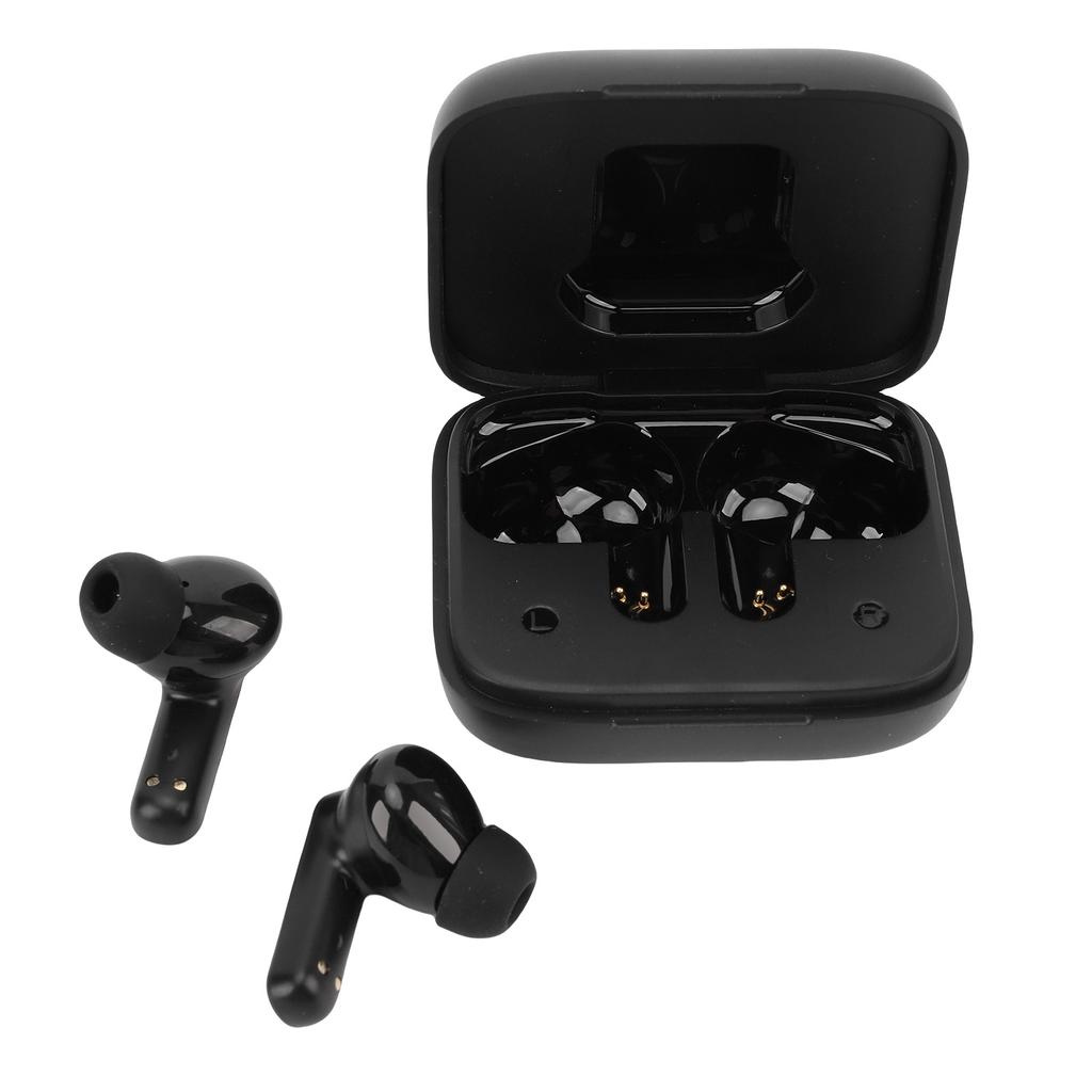 Wireless Earbuds HiFi Surround Sound Bluetooth 5.4 Earphones with LCD Full Color Touch Screen Black