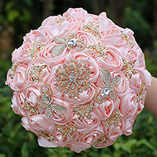 Multicolor PE Foam Bridesmaid Hand Bouquet for Weddings