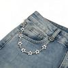 Unique Hollow Star Charm Chain Extender Fashion Jewelry Chain Stainless Steel Texture Perfect for Necklace and Styling