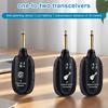 Wireless Guitar System UHF Audio Wireless 1/2 Transmitter 1 Receiver For Acoustic Guitar Violin Keyboard Electric Instruments