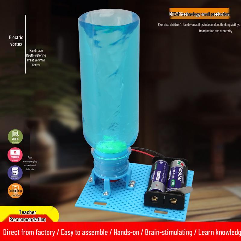 DIY Elektrisches Wasserwirbelmodell - STEAM Wissenschaftsexperiment Spielzeug