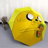 1pc Jake the Dog Automatic Umbrella Durable Iron Frame & Plastic Handle, Gift for Men & Women, Sturdy Construction, Best for Christmas, Helloween, Pla