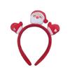 Women's Cute Santa Plush Headband - Red Christmas Hair Accessory