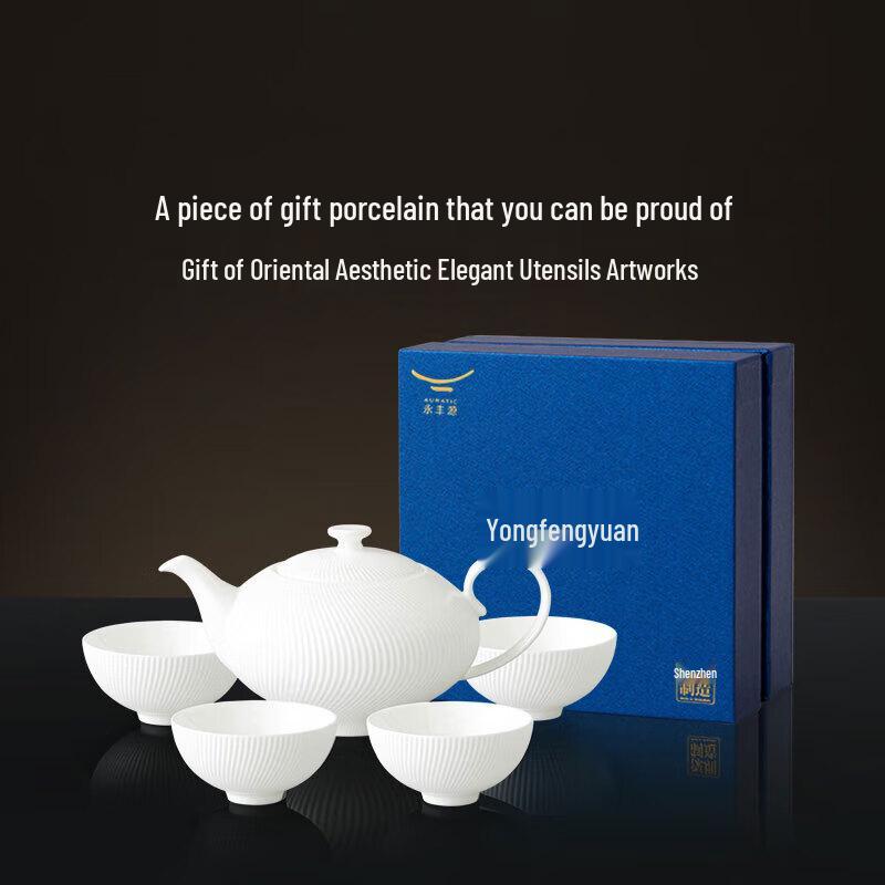 

Auratic Doctor White 6-Piece Ceramic Kung Fu Tea Set