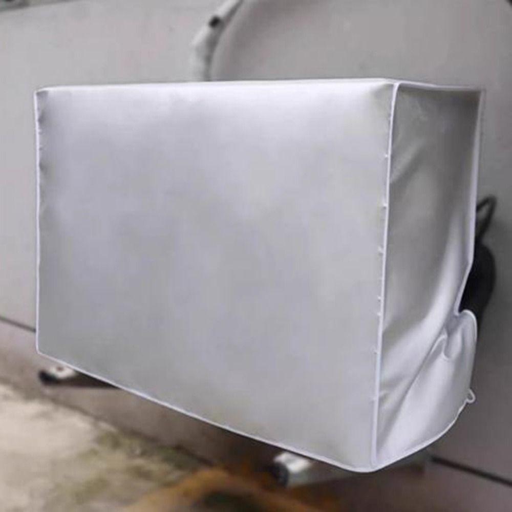 Silver Coated Outdoor Air Conditioning Cover Waterproof AC Outside Unit Protective Cover  for Home