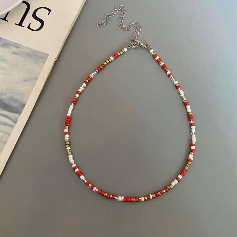 Fashion Choker Necklace for Girl Women White Color Nature Shell Love Heart Fashion Short Necklace Gift for Friend Spring Summer