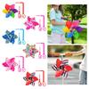 Bike Handlebar Pinwheel Easy to Install Colorful Decoration Bike Accessory for Kids Pushchair Bicycle Scooter Tricycle Windmill