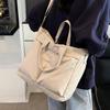 Sac bandoulière unique version coréenne décontracté et paresseux pour femmes, sac fourre-tout à main avec plusieurs poches, sac facteur