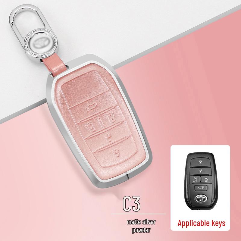 FAW Toyota Key Case for Highlander, RAV4, Corolla, C-HR, IZOA & Crown - Car Key Cover & Shell