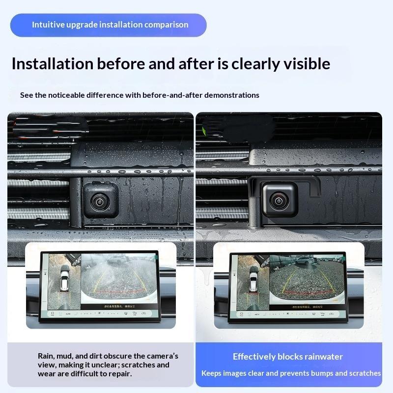 ABS Rear Camera Rain Shade for RAV4 2026 to 2031 Waterproof Anti-dust Camera Cover for Parking & Driving