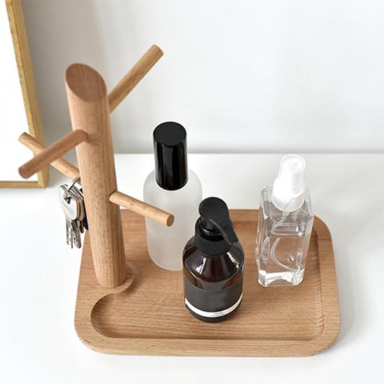 Anahtar Kase Yıkanabilir Çok amaçlı Ahşap Çekim Arka Plan Takı Ağacı Raf Düğün Dekor