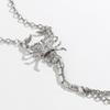 Punk Rhinestone Scorpion Breast Belly Body Chain for Women Cool Crystal Spicy Girl Chest Chain Necklace Bodychain Accessories