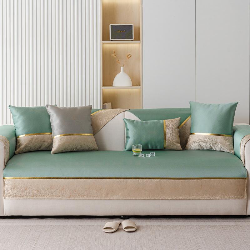 Mat Ice Silk Sofa Cushion New  Summer Summer Sofa Cover All-Inclusive Universal Cover Non-Slip Sofa Cover Towel