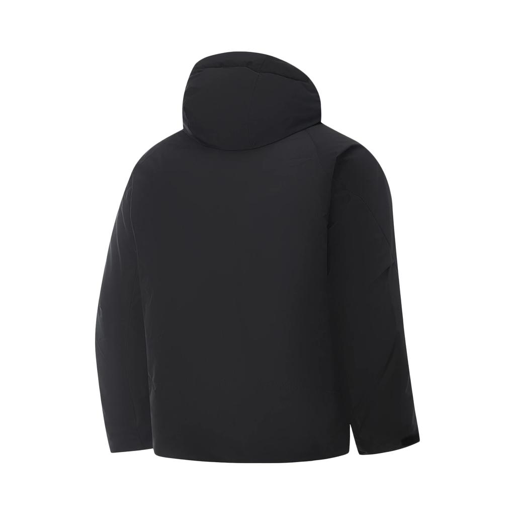 Li-Ning Anti-Five Series Solid Color Zipper Hooded Versatile Casual Down Jacket Men outerwear AYMV355-3