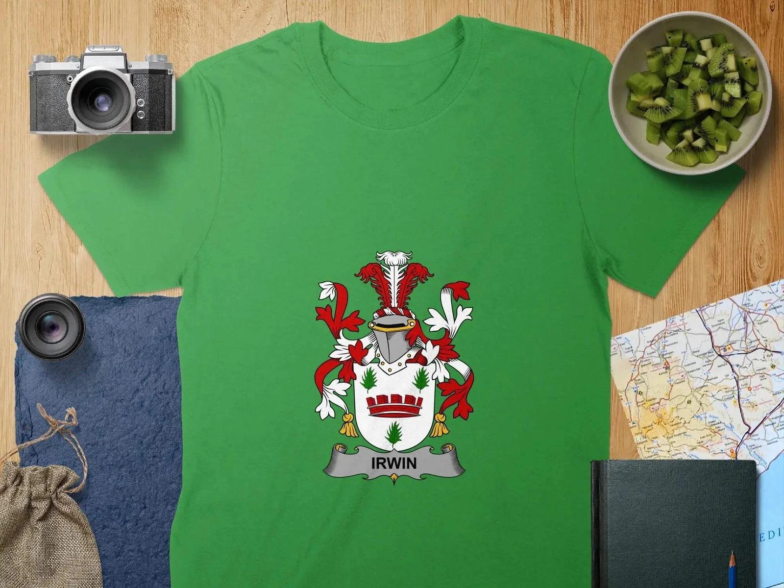 Irwin Coat Of Arms Irish T-Shirt M