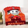 1PC Paw Patrol Outdoor Flannel Throw Blanket - HD Printed Lightweight Soft Warm All-Season Blanket for Sofa, Bed, Travel, Camping 085