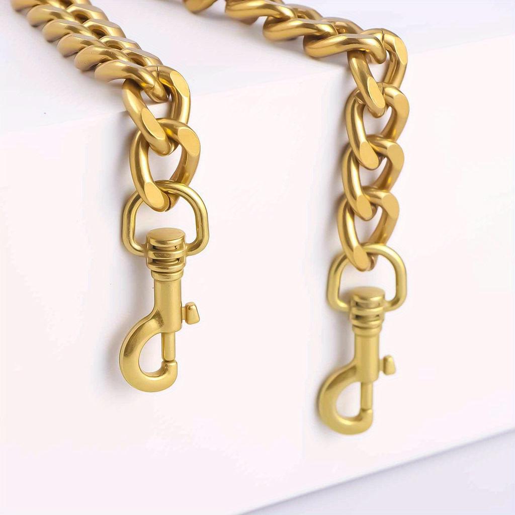 Metallaluminiumsveske Kjedestropp Håndtak Skulder Crossbody-veskeveske DIY Metallerstatningskjeder Veskedeler Tilbehør