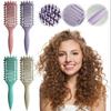 1PC Curling Comb Hollow Knotting Comb Wet Hair Curling Comb Curling Comb Hairdresser Hairdressing Tools