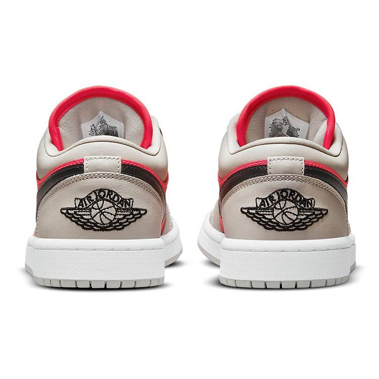 New JORDAN 1 Retro Low Light Iron Ore Siren Red Women's DC0774-060