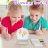 Children's Drawing Board Student Easy-to-wipe Acrylic Luminous Dust-free Handwriting Educational Toy Black Board Set 10ml