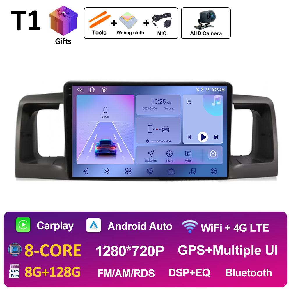 Pentru Toyota Corolla E120 2000 2001 2002 2003 2004 Player Video Multimedia Auto Radio Stereo DSP Autoradio Ventilator Răcire Bluetooth 4G