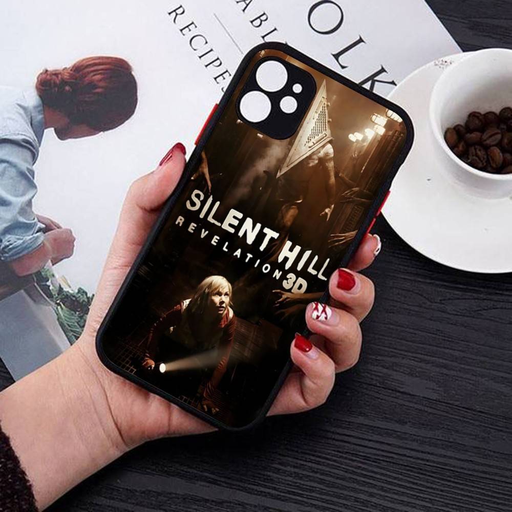 

Hot Games S-Silent Horror Hilles Phone Case For IPhone 16 15 14 Plus 15 13 12 11 Pro Max X XS MAX Matte Cover iphone 11