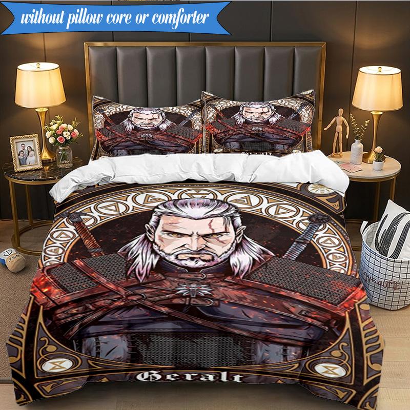 wizard dragon 3pcs K-pop music group Bedding set,Ideal for Bedroom, Dormitory,Including Duvet Cover And 2pcs Pillowcases,Fan gifts