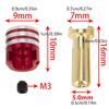 4Pcs/Set Battery Heatsink Bullet Plugs & Grips Kit 5.0mm For 1/10 Off-Road Truck RC Car Accessories Upgrade Part New