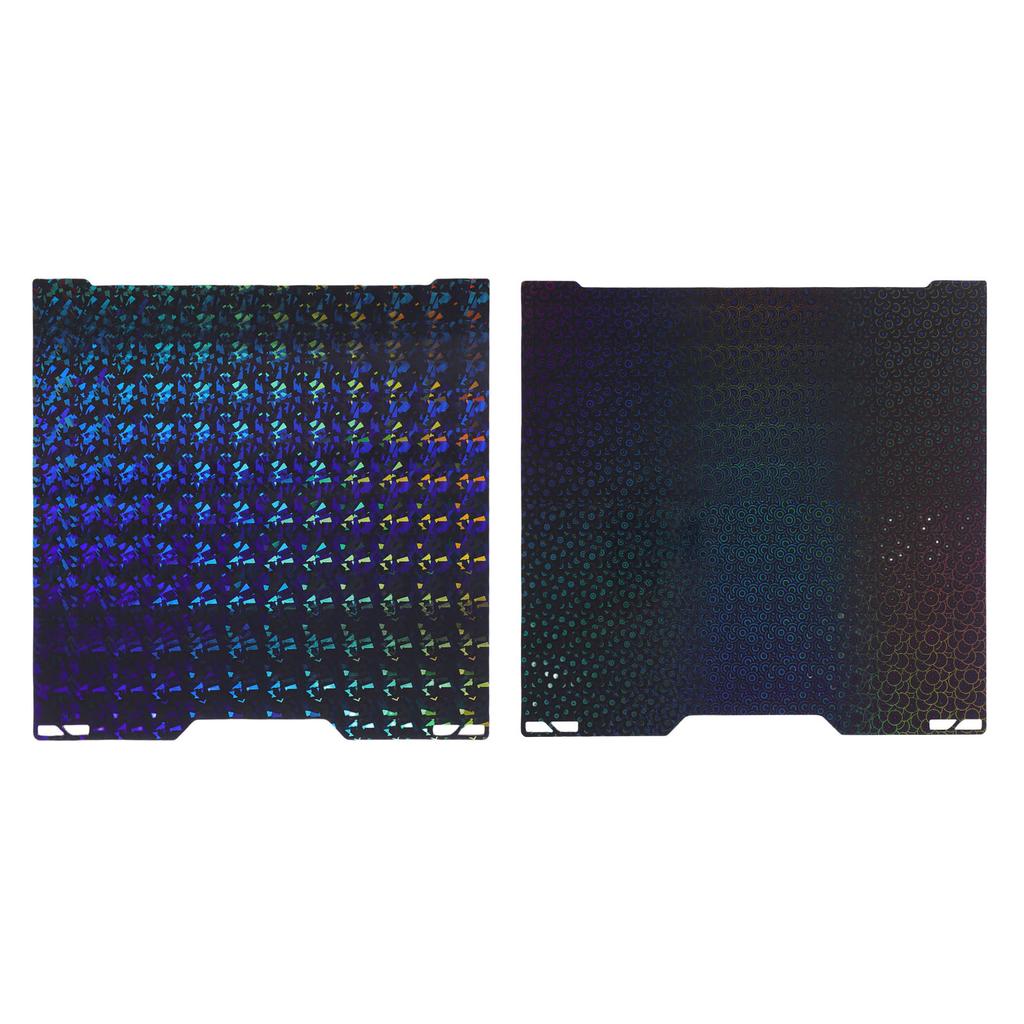 PEC PEK Build Plate Fit for Bambu Lab H2D 3D Printer Glossy Kaleidoscope Confetti Double Side Sheet Flexible Heated Bed 355x346mm