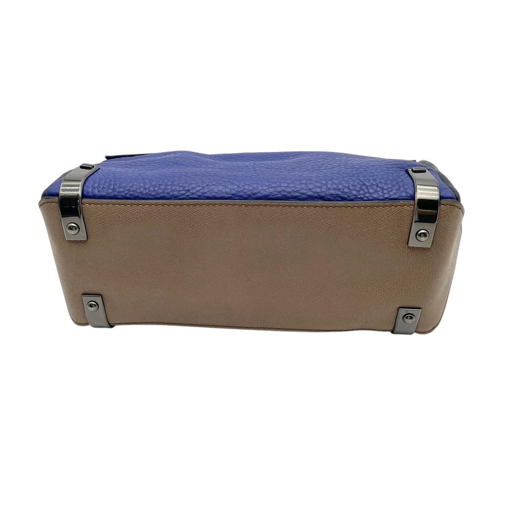 Marc by Marc Jacobs Handbag Sheltered IslandHandbag Blue/beige Leather Women