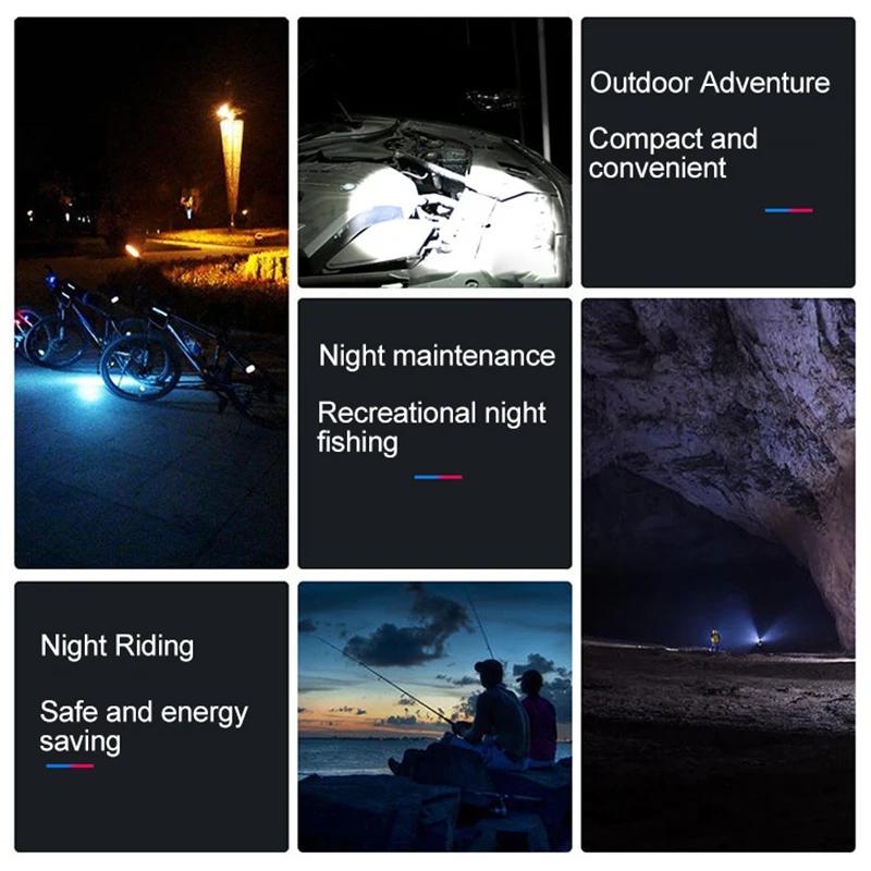 Mini Flashlight USB Rechargeable Aluminum Alloy Flashlight Super Bright LED Bead Adjustable Focus Long-range Portable Flashlight