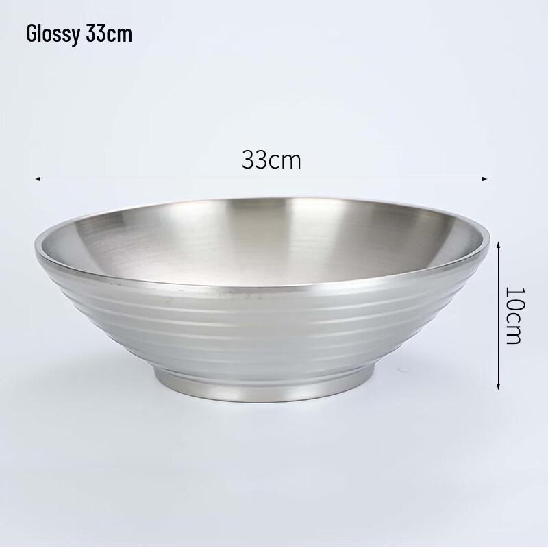 Jingbaodi Korean Style Stainless Steel Noodle Bowl Set