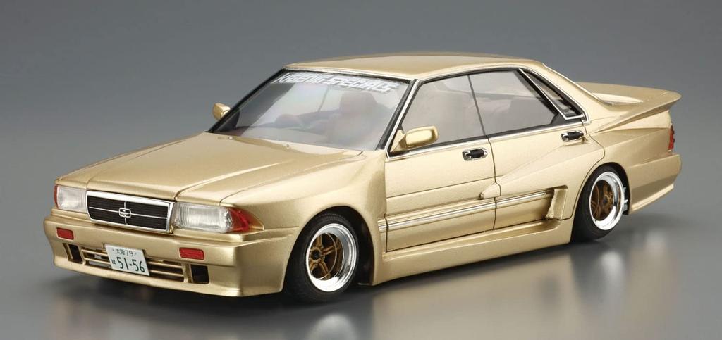 Aoshima Bunka Kyozaisha The High Socar Series Nissan Y31 Sedoguro Plastic Model Molding Color 1/24 No.2