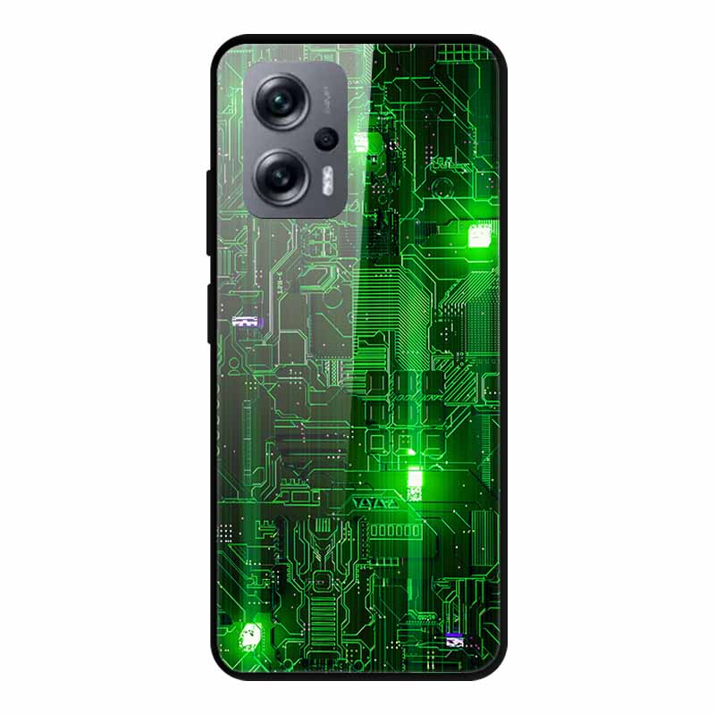 For Poco X4 GT Case Shockproof Tempered Glass Hard Back Cover For Xiaomi Poco X4 GT 5G Soft Bumper Coque PocoX4 GT X4GT Case