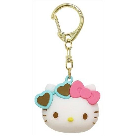 Unic Sunburn Face Key Holder Hello Kitty Sunglasses Sanrio Bag Charm