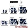 2D flat Photography Backdrop Background Banner Blue Waves (2) 100% Polyester Family Party Use for Suitable for outdoor