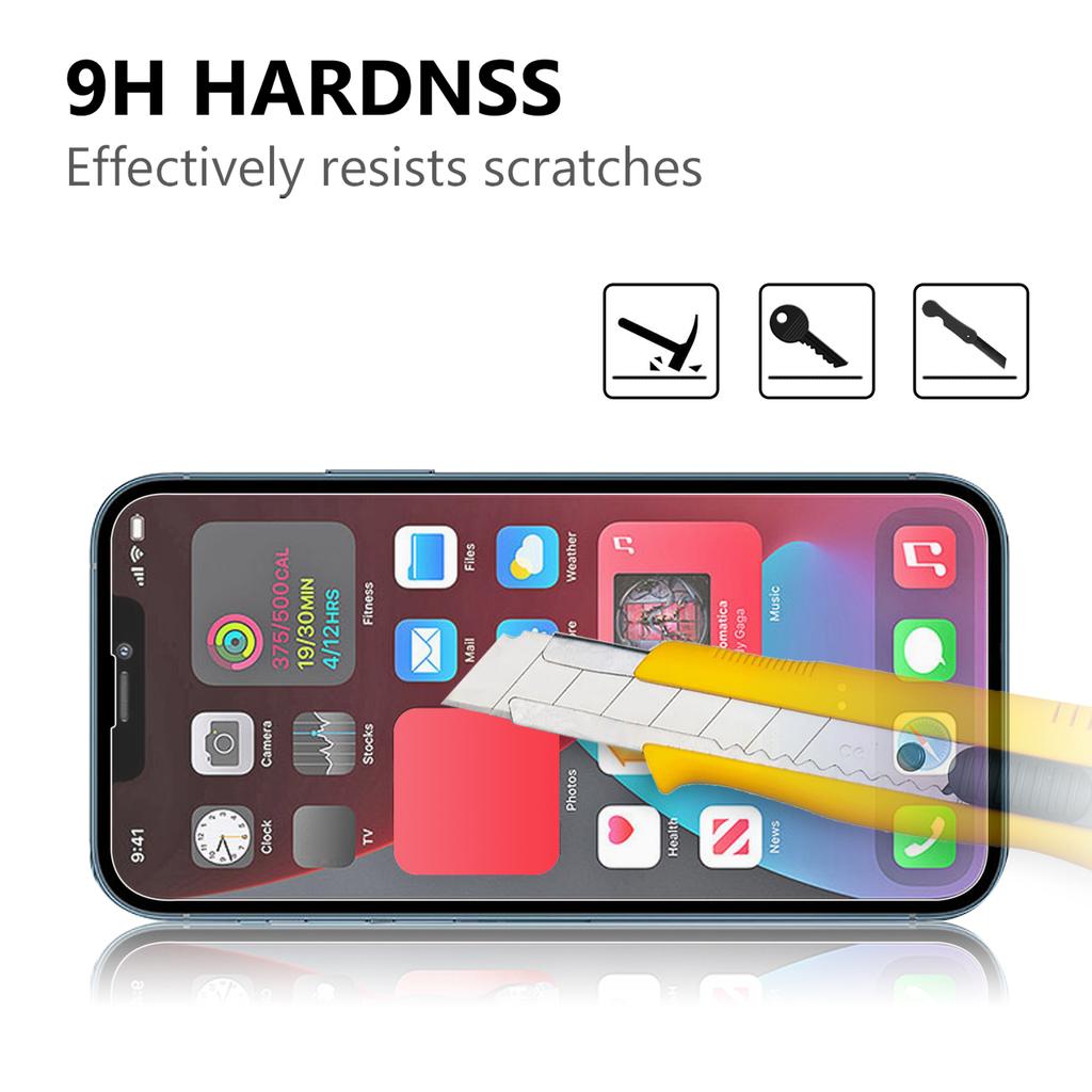 2PCS 9H 2.5D Tempered Glass Screen Protector for iPhone 13 mini 5.4-inch
